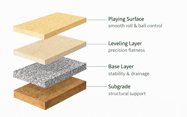 Bocce Court Base Layers